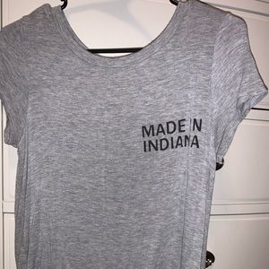 Super cute and soft made in Indiana shirt!